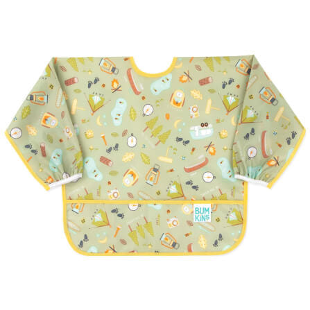 ผ้ากันเปื้อนเด็ก Bumkins Sleeved Bib Camp Gear 		 		 		_0